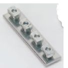 Pre-Assembled 7-1/4x1-5/8 Steel Channel Flat Plate Includes: Channel Nuts & Bolts