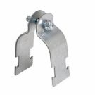 2-1/2" Conduit Pipe Clamp, Steel, 800 Lb Rating, Zinc Plated