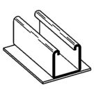 Strut 1-5/8" W x 1-5/8" H, Plain, 12 Gauge, 10 FT (120") Length, Solid Struct Channel