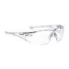 Safety Glasses Wrap Around Clear Lens, Anti-Fog, Anti-Scratch Lens