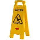 Heavy Duty Floor Stand 2-sided Caution