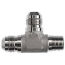 Male Run Tee 3/8" JIC X 3/8" NPTF