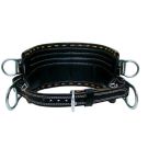 Body Belt D24 Size, Full Float, 4 Dee Ring, 9 Inch Cushioned Back, Black