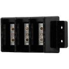 Power Distribution Block, 255 Amp, 600 VAC, 3P, 6 AWG to 250 kcmil, 5.37"L x 2.66" W