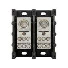 Power Distribution Block, 380 Amp, 600 VAC, 2P, 6 AWG to 500 kcmil, 4" L x 3.6" W