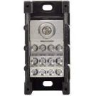 Power Distribution Block, 310 Amp, 600 VAC, 1P, 6 AWG to 350 kcmil, 3.45" L x 3.95" W
