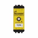 6 Amp 600Vac TCF Class CF, 300,000 AIR ac (UL), Low-peak Finger-Safe, Time-Delay Indicating Fuse