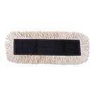 Disposable Dust Mop Head, 48" Wide X 5" Deep Cotton/synthetic, White