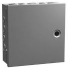 N1 Hinge Cover w/KO's - 10x10x4 - Steel/Gray