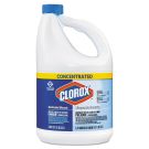 Clorox Concentrated Germicidal Bleach 121 Ounce Bottle - Disinfects and Deodorizes Hard, Nonporous Surfaces – 3 Bottles Per Case