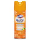 4inone Disinfectant & Sanitizer, Aerosol Spray, Citrus Scent, 14 Oz.