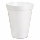 12oz White Foam Drinking Cup