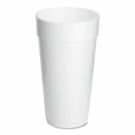 Dart Foam Drink Cups 20 Ounce White 500 Per Case