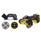 20V Cordless Cut-Off Tool - Includes: 7/16 Arbor Ring, Hex Wrench, Diamond Tile Wheel, Diamond Multi-Material Wheel, Bonded Abrasive Wheel, Dust Shroud AirLock Connection
