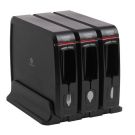 Smartstock Wrapped Cutlery Dispensor Fork/Knife/Spoon Black