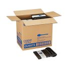 SmartStock Tri-Tower Dispensing System Cutlery, Teaspoons, Mediumweight, Polystyrene, Black, 40/Cartridge, 24 Cartridges/CT