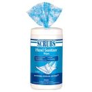 Hand Cleaner Towels, Cloth, 10-1/2" X 12-1/4", Blue/white, 30/canister.