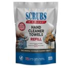 Scrubs In-A-Bucket Hand Cleaner Towels Citrus Formula 10"x 12" Blue Refills