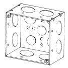 4" SQ Steel Box, 2-1/8 Deep, 1 KOs, Welded
