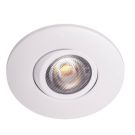 4" Round Par20 Satin Nickel Gimbal Downlight Housing Trim