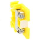 Terminal Block 600 Volt 55 Amp Tubular Screw Type with Pressure Plate Wire Range: #22-#8 Color: Yellow