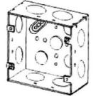 1-1/2 29.5 CU Inch 3/4 Inch KO Steel Square Outlet Box