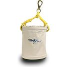 Tool Bucket Canvas 8" DIA x 12"H with Leaher Base and #3 Snap Swivel