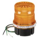 120 Volt AC Fireball Strobe Warning Light. Amber Lens, 1/2 Inch NPT Pipe/Surface Mount