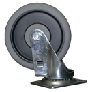 Heaver Swivel Caster With Spacer - 5 Inch - Fits 4500, 4505, 4520, 4525, 6180, 5180-88 Utility Carts