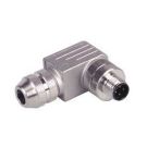 M12 Field Wireable 5 Pin Right Angle Male Connector, Profibus-DP (BMSWS8251-8.5)