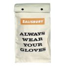Glove Bag, For 1 Pair High Voltage Gloves, Depth 9", Width 14", Length 12", Includes D-Ring, Color Beige, Material Canvas
