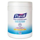 PURELL Hand Sanitizing Wipes 6 Inch x 6-3/4 Inch - 270 Wipes Per Cannister Tub û Color: White -Active Ingredient Benzalkonium Chloride