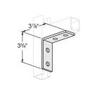 Corner Angle 4 Hole 90 Degree 3-7/8 x 3-3/4 Inch Galvanized