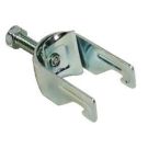 E-Z Clamp One Piece Conduit Strut Clamp 1-1/4 Inch EMT, 1 Inch Rigid Zinc Plated