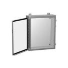 N12 Wallmount Encl w/panel - 36 x 30 x 8 - Steel/Gray