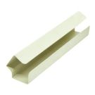 Single Channel Raceway, 10' Base, NEMA 1, Steel, Ivory