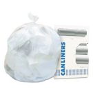 Trash Liner 45 Gallon High Density 40 x 48 Inch 16 Micron - Color: Natural 250 liners Per Case - 10 Rolls of 25