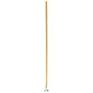 1" X 60" Strip Handle With Metal Bracket Broom Handle