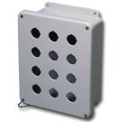 Nema 4X Fiberglass Multi-Hole Pushbutton Enclosure