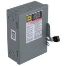 30 Amp 240 Volt 2 Pole w/ Neutral Fusible NEMA 1 Safety Switch Disconnect General Duty