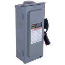 60 Amp 600 Volt 3 Pole Fusible NEMA 3R Raintight Safety Switch Disconnect Heavy Duty