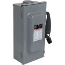 100 Amp 240 Volt 3 Pole w/ Neutral Fusible NEMA 3R Raintight Safety Switch Disconnect Geneeral Duty