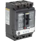 100A 600VAC 3P H-Frame Molded Case Circuit Breaker, Electronic Trip