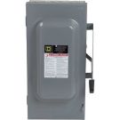 100 Amp 240 Volt 3 Pole w/Neutral Fusible NEMA 1 Safety Switch Disconnect General Duty