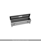 N12 Wiring Trough - 2.5 x 2.5 x 12 - Steel/Gray