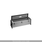 N12 Wireway, Straight Section - 2.5 x 2.5 x 36 - Steel/Gray