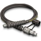 Hydraulic Hose 6 Foot 3/8" Od, 1/4" ID with C-604 Coupler Set