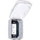 Plastic In-Use Weatherproof Cover, Single Gang, Horizontal or Vertical Mount