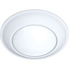 6" Slim, LED Round Disk Light, 1000 Lumens, 3000K/4000K/5000K, 120 VAC, 90 CRI, 50000 HRS, White Finish