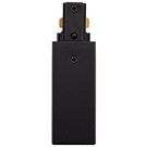 1 Circuit Track To Flexible Conduit/box Connection Black Polycarbonate Live End Track Light Feed Connector